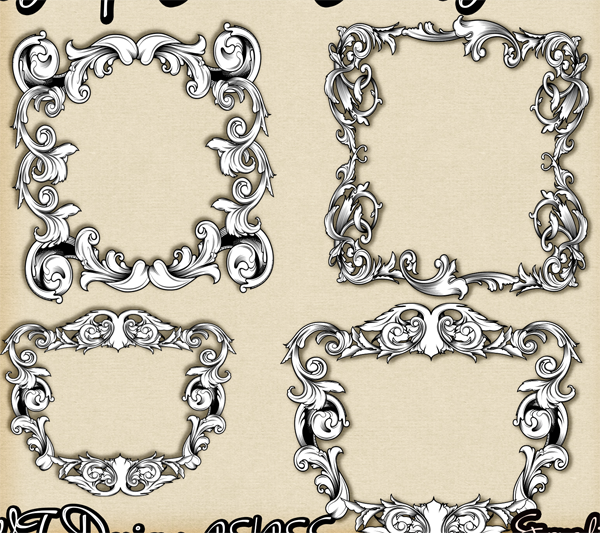 Baroque Flourish Frame