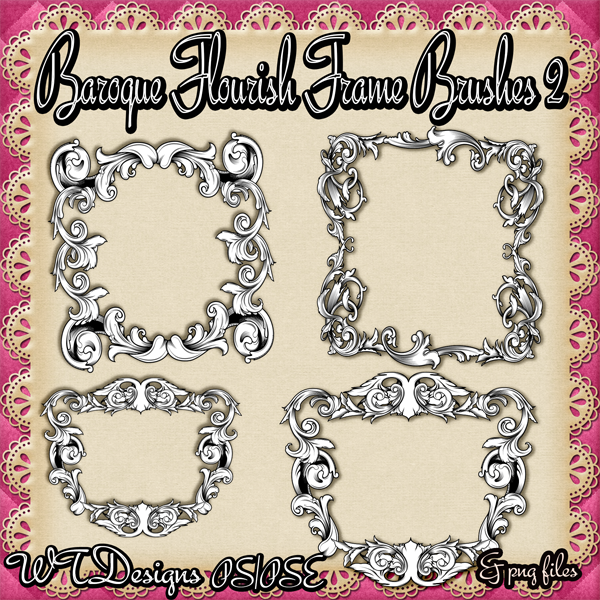 Baroque Flourish Frame