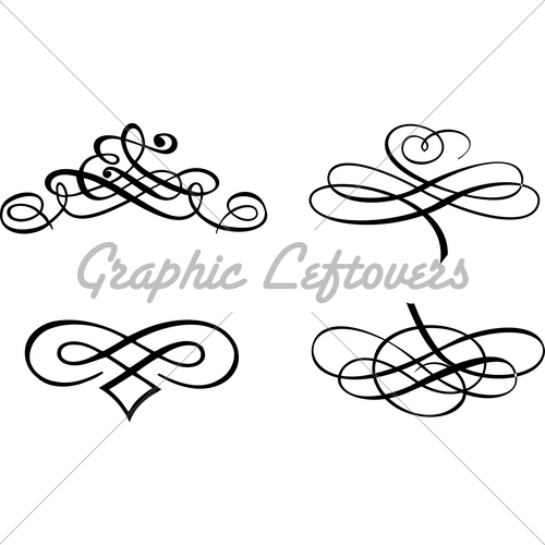 Baroque Flourishes Vector