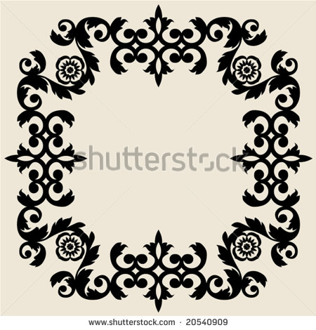 Baroque Frame Clip Art