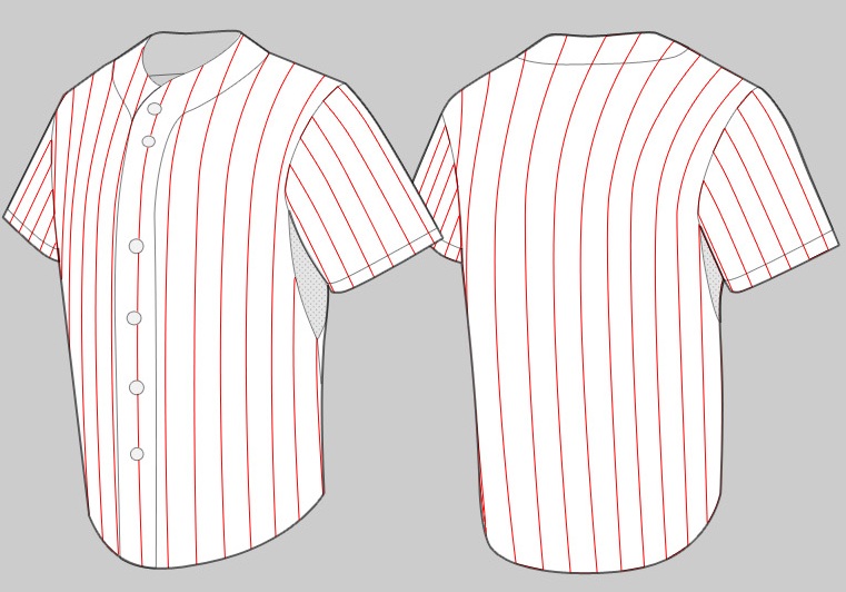 Baseball Jersey Template