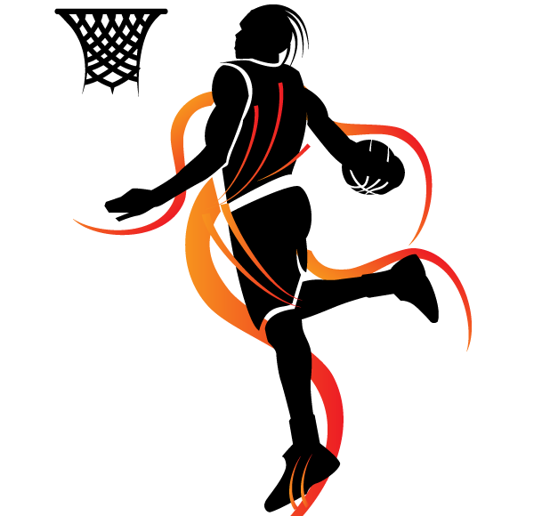 Basketball Slam Dunk Clip Art