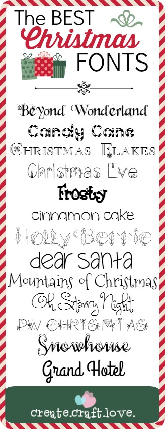 Best Christmas Fonts