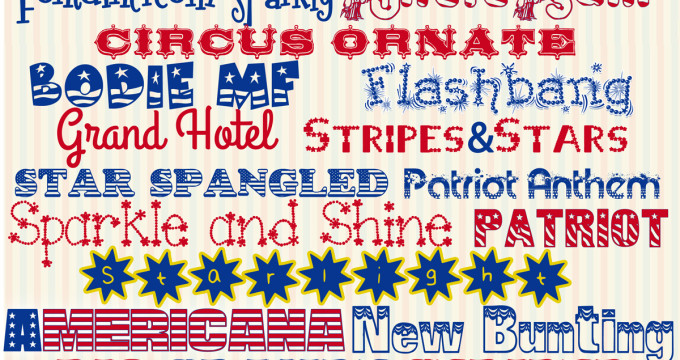 Best Free Fonts Patriotic