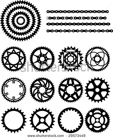 Bicycle Gear Clip Art