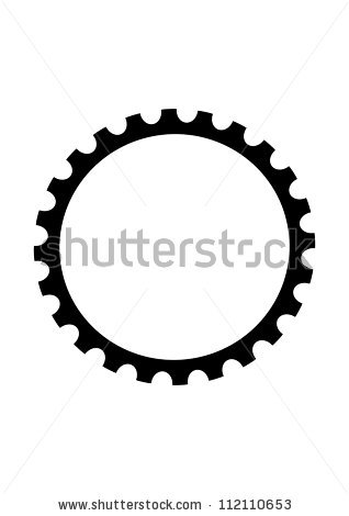 Bike Gear Vector Clip Art