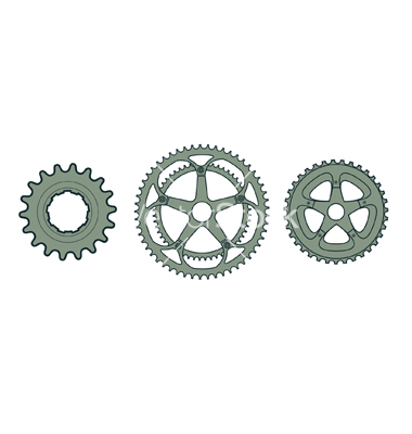 14 Bicycle Gear Vector Images