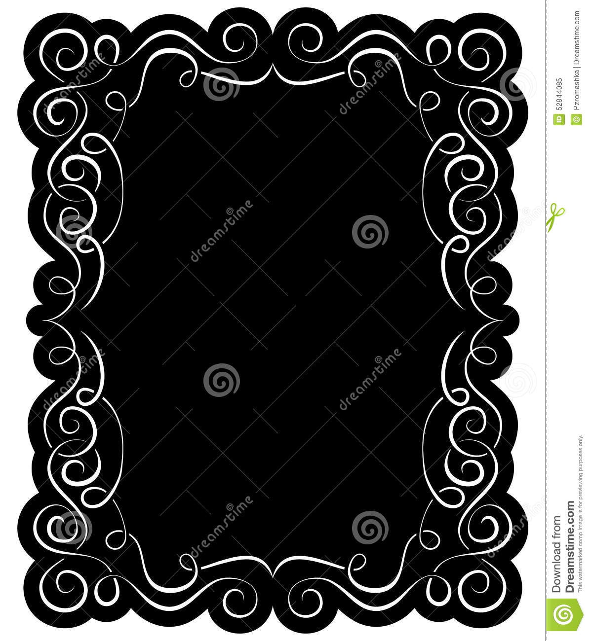 Black Vector Border Frame