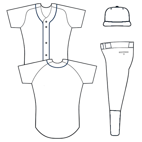 Blank Baseball Uniform Template Blank Baseball Uniform Template