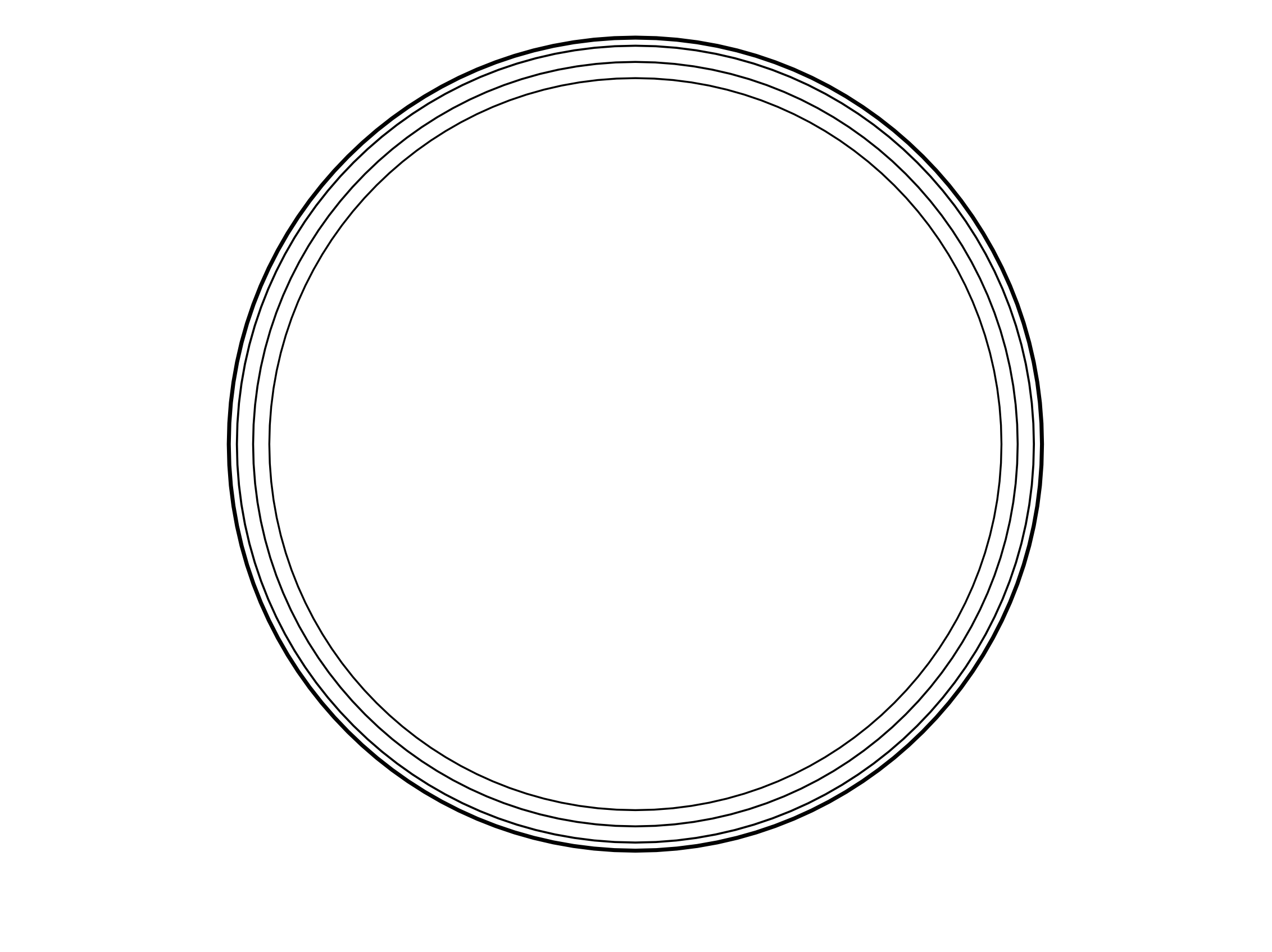 Blank Circle Frame