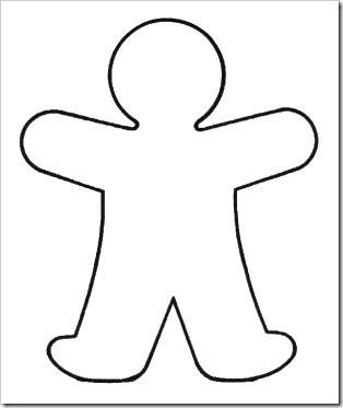 Blank Person Cut Out