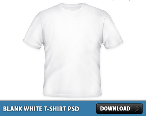 Blank T-Shirt Template PSD