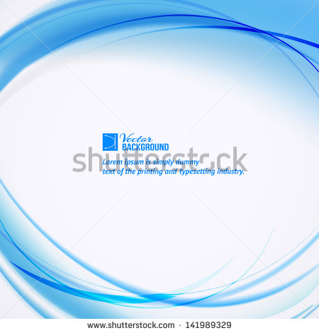 Blue Abstract Circle Vector
