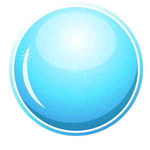 Blue Circles Vector Buttons