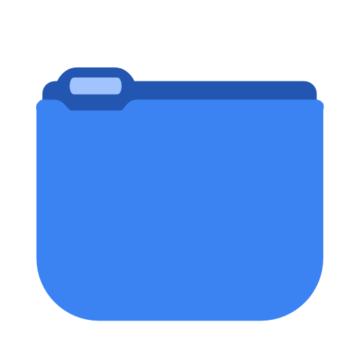 Blue Folder Icon Blue Folder Icon