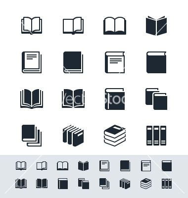 14 Vector Book Icon Images