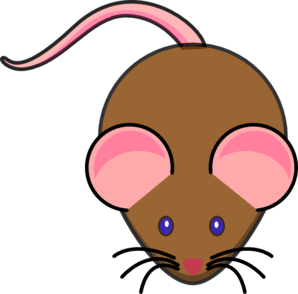 Brown Mouse Clip Art