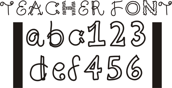 Bubble Numbers Font