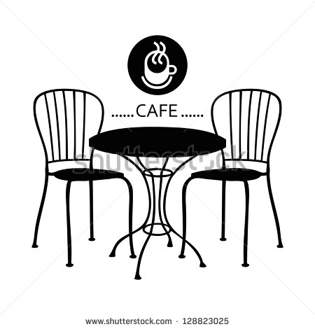 Cafe Table Silhouette