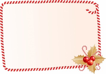 Candy Cane Borders and Frames Free