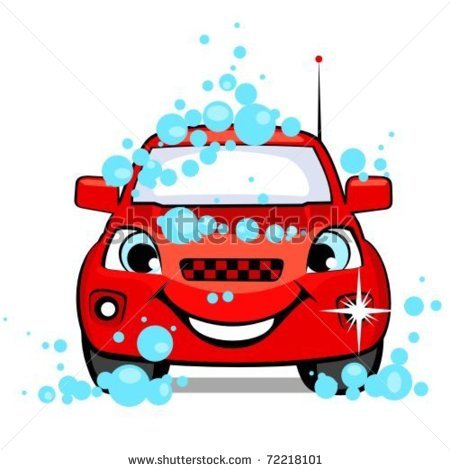 Car Wash Clip Art Black and White