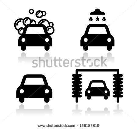 Car Wash Vector Art