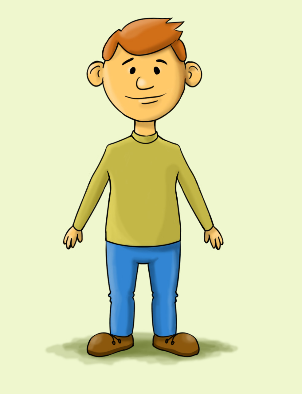 Cartoon Man Drawing Cartoon Man Drawing