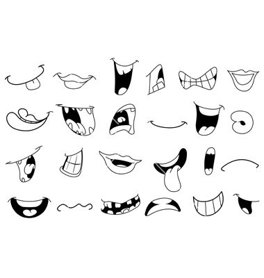 Cartoon Mouth Template