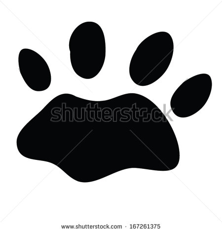 Cat Paw Print Vector