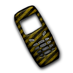 Cell Phone Icon Yellow