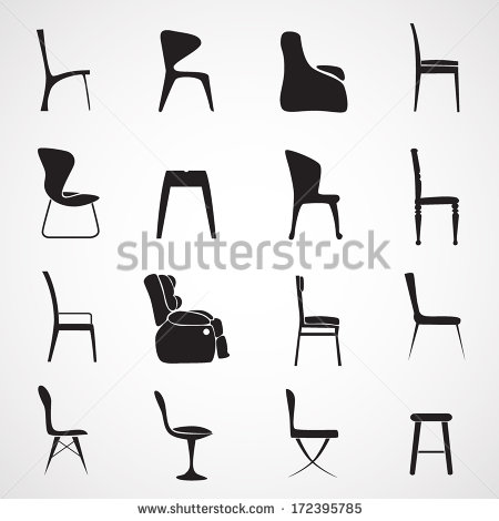 Chair Silhouette Vector Chair Silhouette Vector