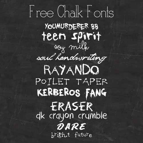 Chalk Font Free Download Chalk Font Free Download