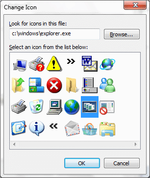 Change Icon Windows 7
