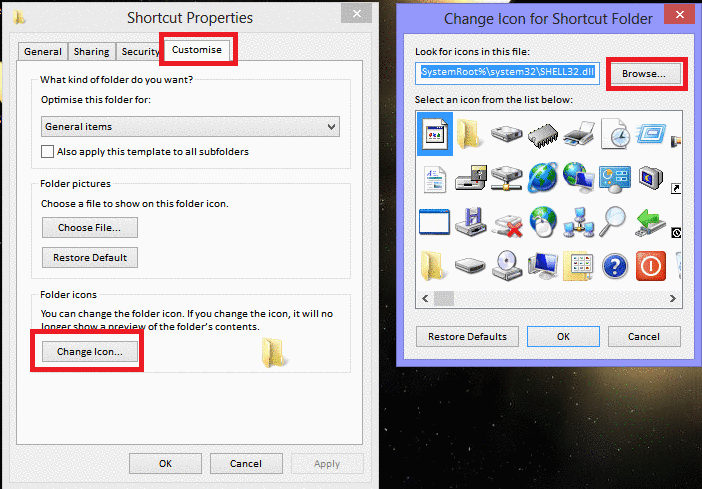 Change Windows 8 Icons