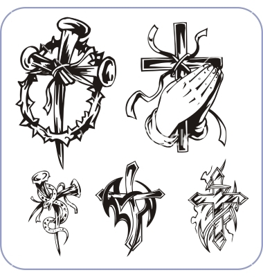 Christian Religious Symbols Vectors