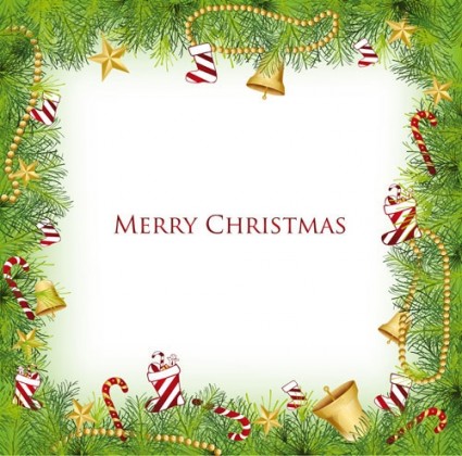 Christmas Border Vector Free