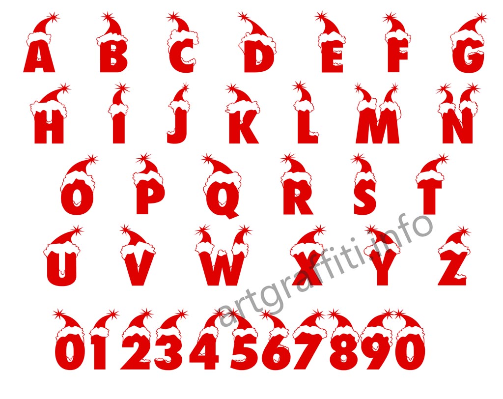 13 Christmas Letter Fonts Images