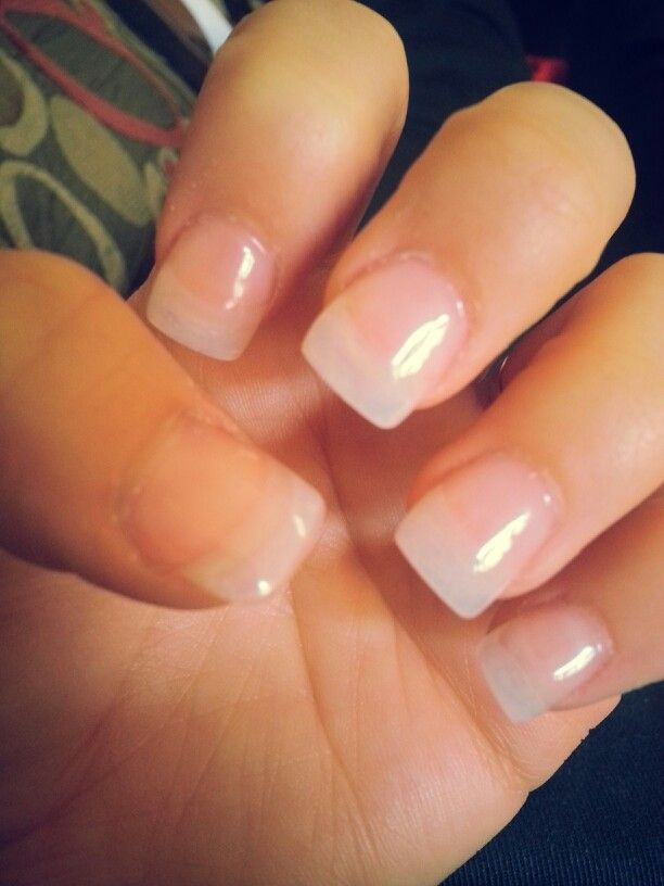 Clear Acrylic Nails Simple