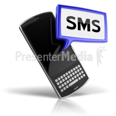 Clip Art of SMS Message Icon