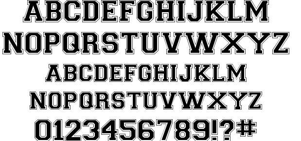 Collegiate Fonts Free Download