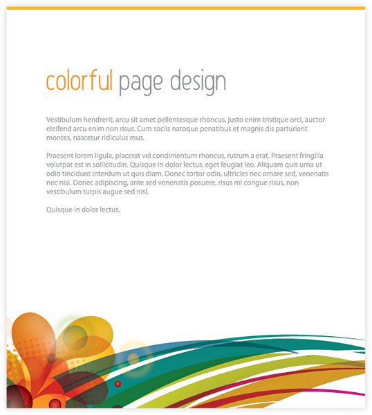 Colorful Page Border Designs