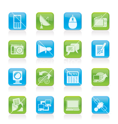 Communication Technology Icons