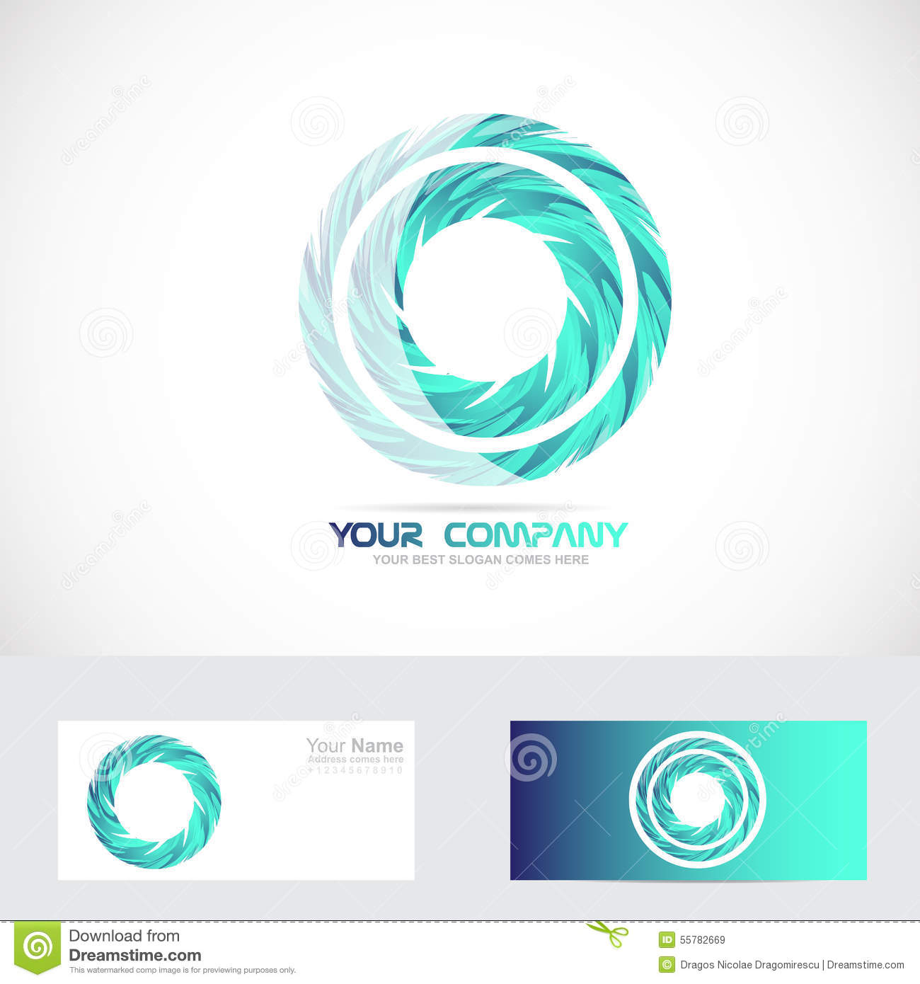 Company with Blue Circle Logo