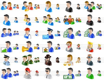 Computer People Icons