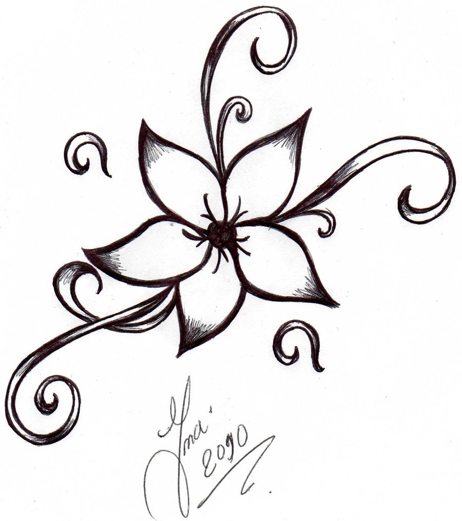Cool Easy Flower Drawings