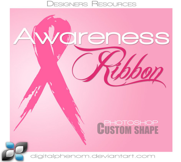 Custom Shapes Photoshop Ribbon Awareness