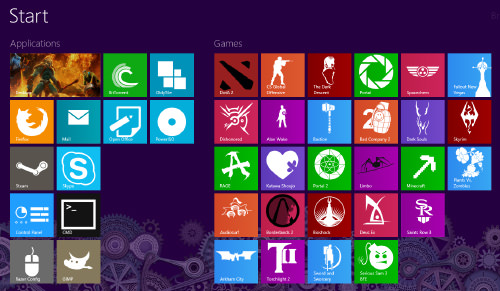 10 Custom Windows 8 Tile Icons Images