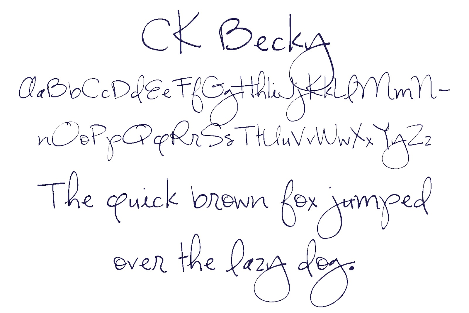 19 Cute Handwritten Fonts Images