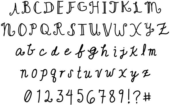 Cute Writing Fonts