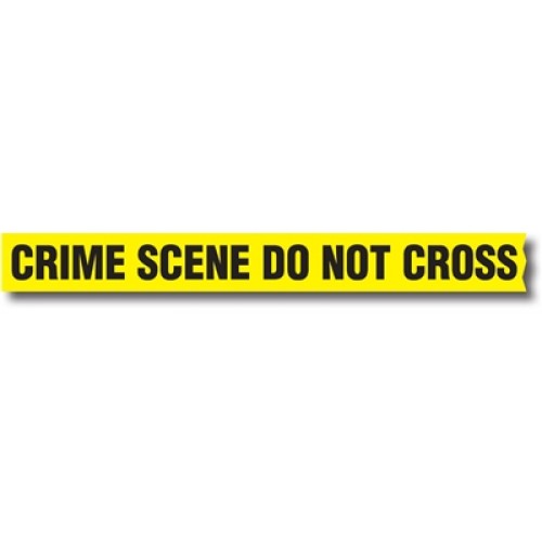 Do Not Cross Tape Crime Scene